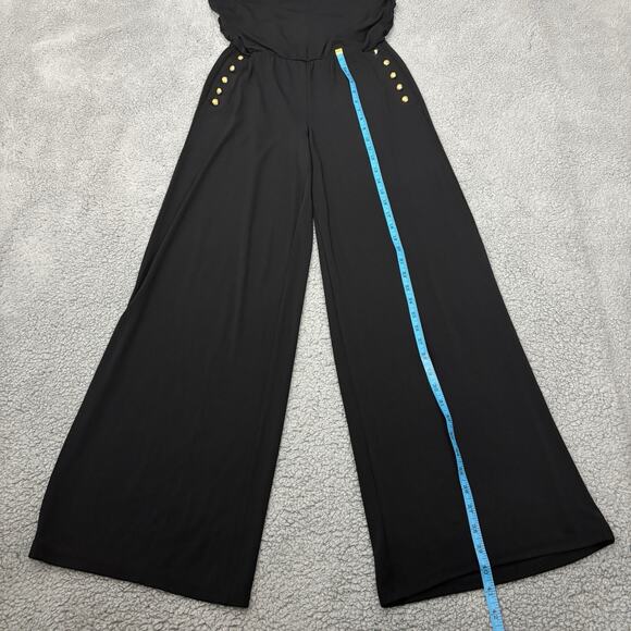 Lauren Ralph Lauren Womens Small Jumpsuit Wide Leg Minimalist Capsule Evening - Picture 14 of 16